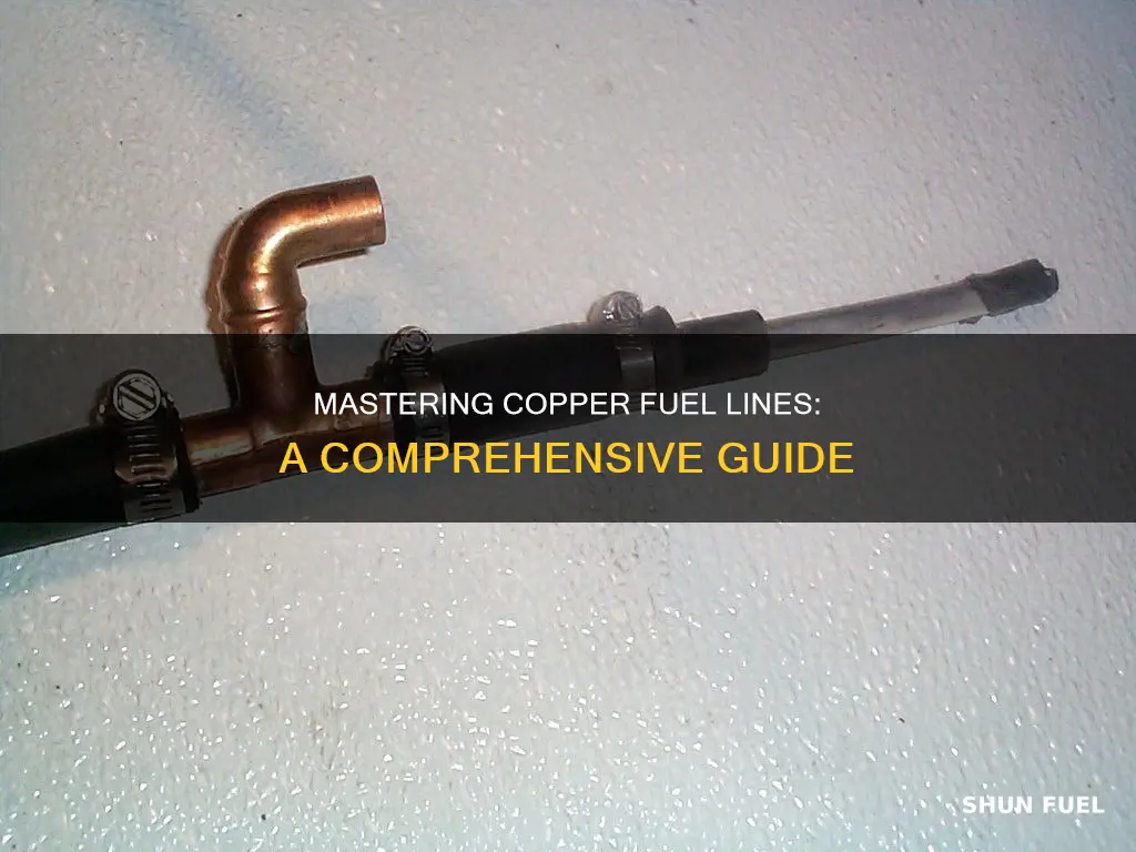 how to copper fuel lines