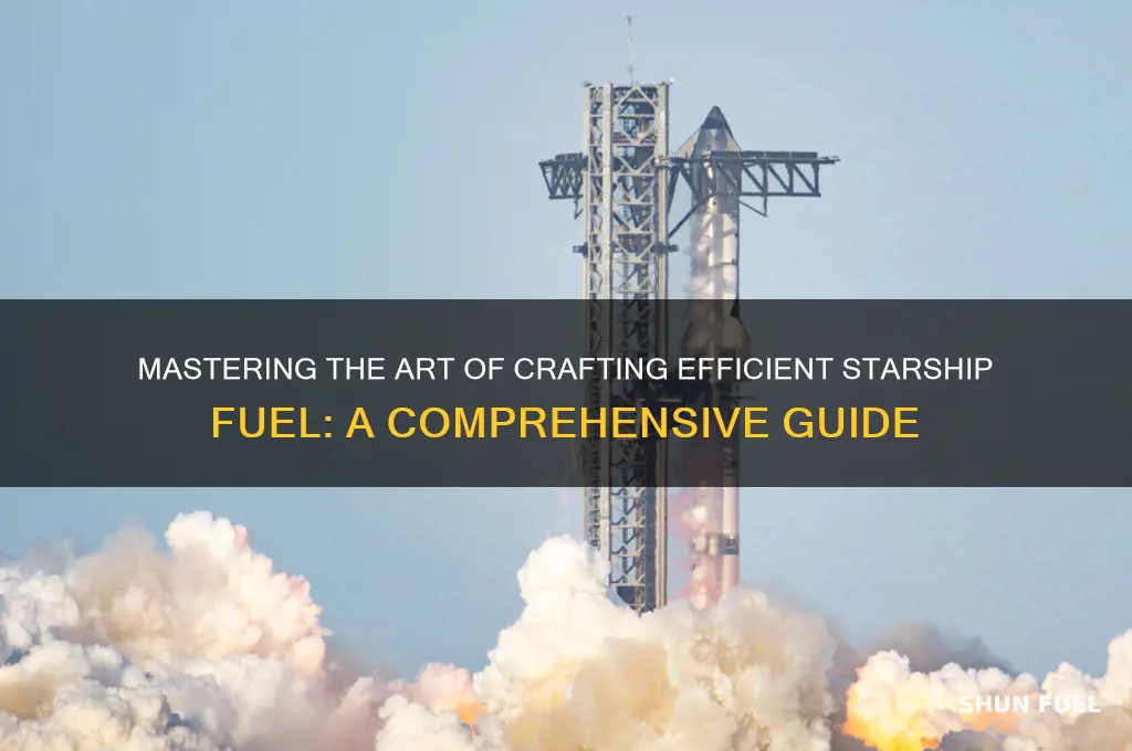 how to craft starship fuel