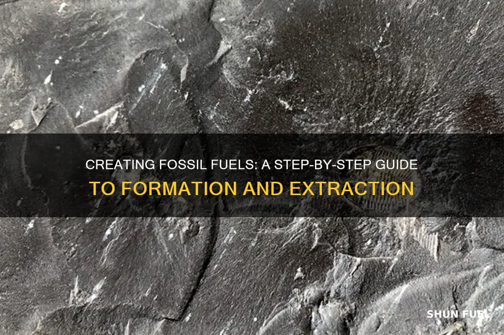 how to create fossil fuels