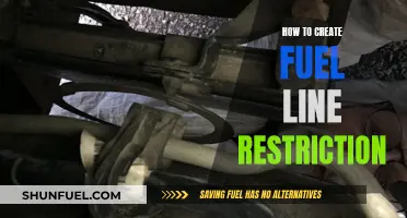 Creating Fuel Line Restriction: A Comprehensive Guide