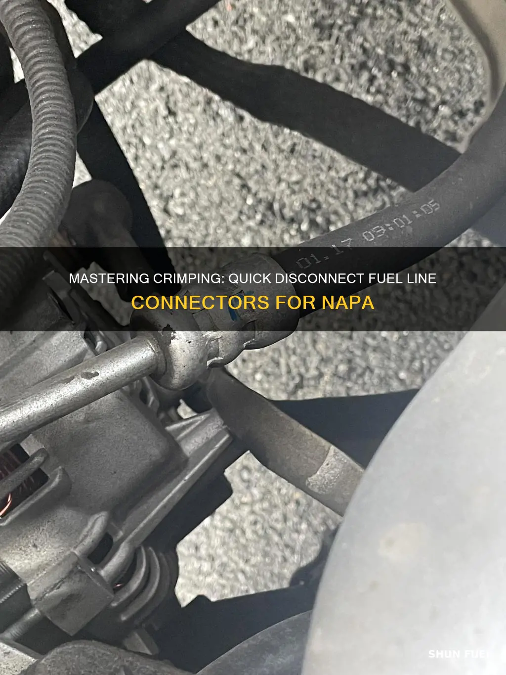 how to crimp napa quick disconnect fuel line connectors