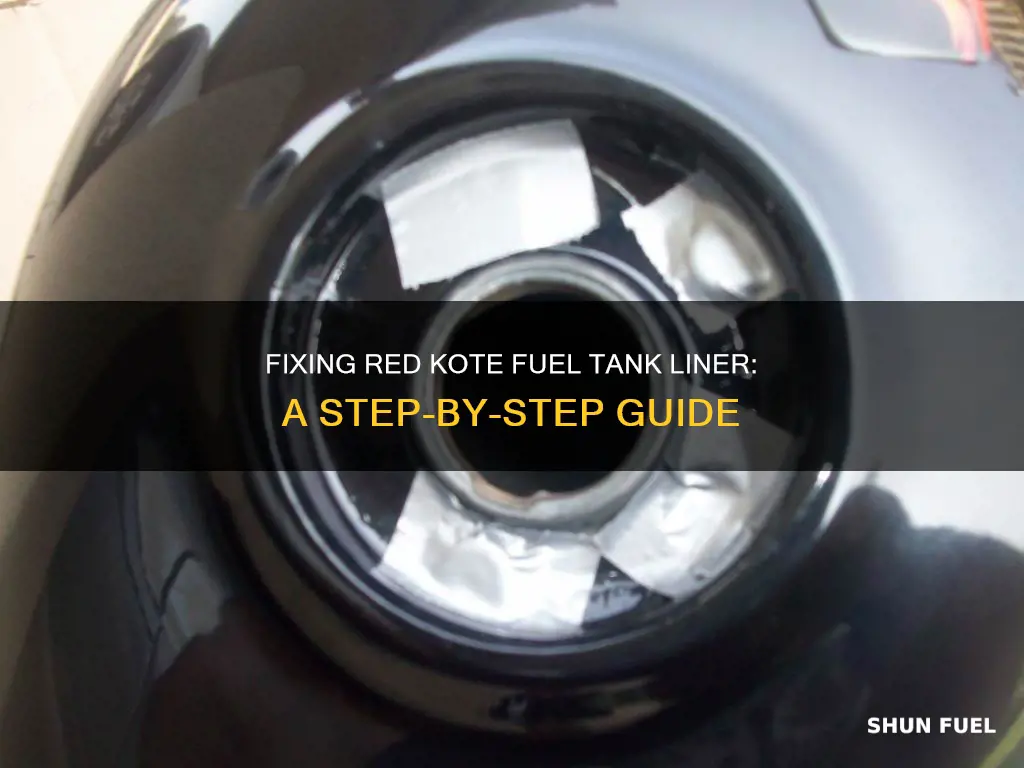 how to cure red kote fuel tank liner