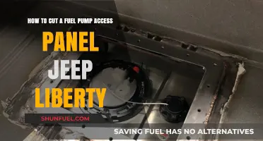 DIY Guide: Cutting a Fuel Pump Access Panel on Your Jeep Liberty