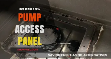DIY Guide: Cutting a Fuel Pump Access Panel Safely and Efficiently
