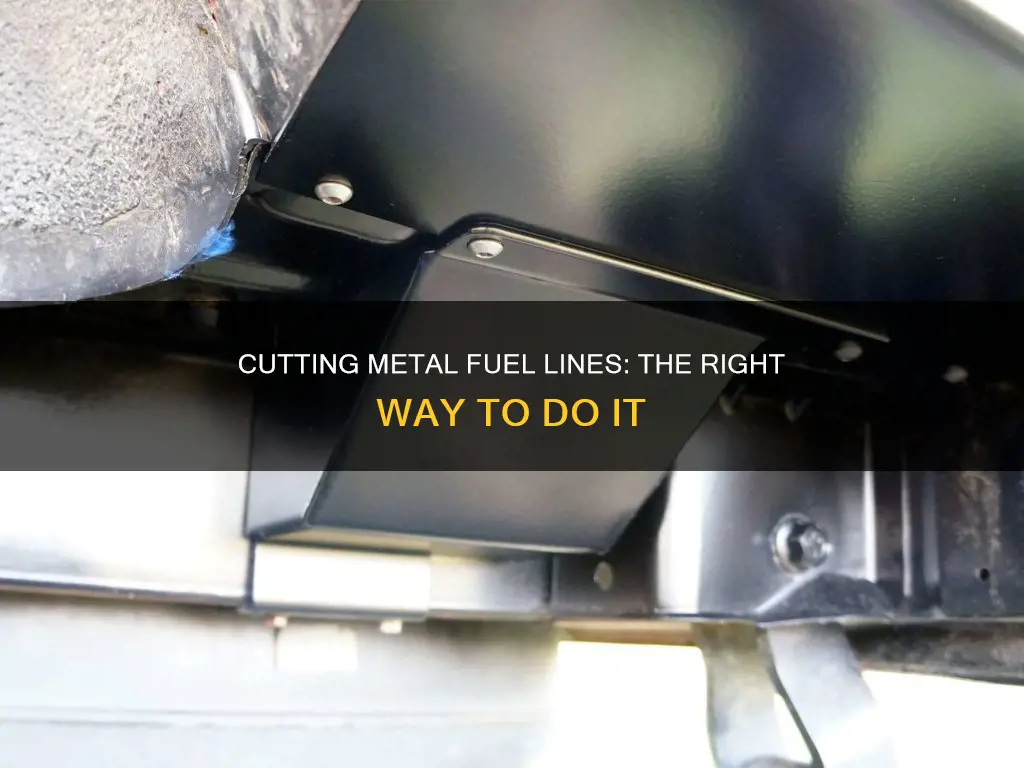 how to cut a metal fuel line