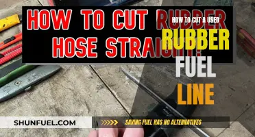 Mastering the Art of Cutting Used Rubber Fuel Lines: A Step-by-Step Guide