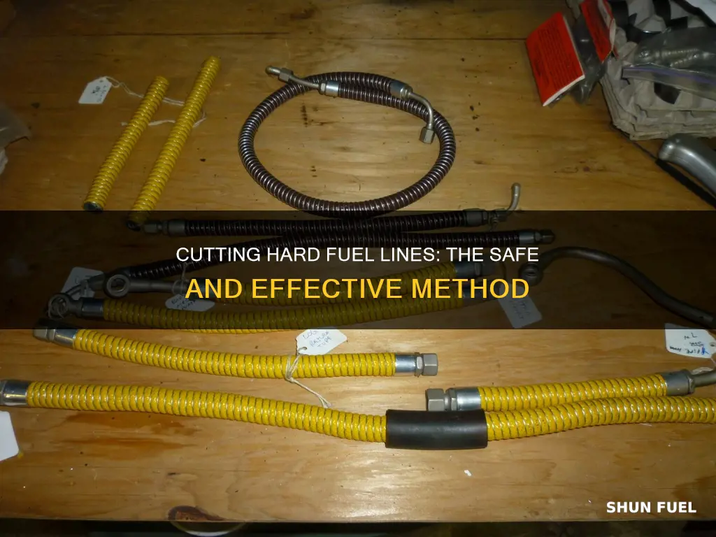 how to cut hard fuel lines