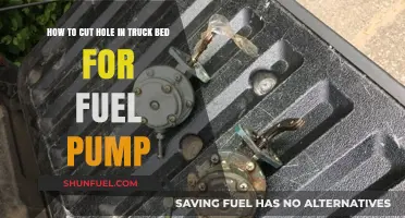 DIY Guide: Cutting a Hole in Your Truck Bed for Fuel Pump Installation