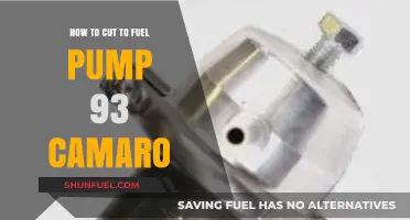 Cutting to the Fuel Pump in a 1993 Camaro: A DIY Guide