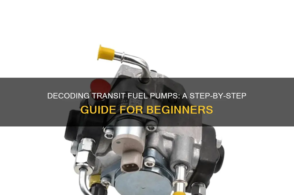 how to decode a transit fuel pump