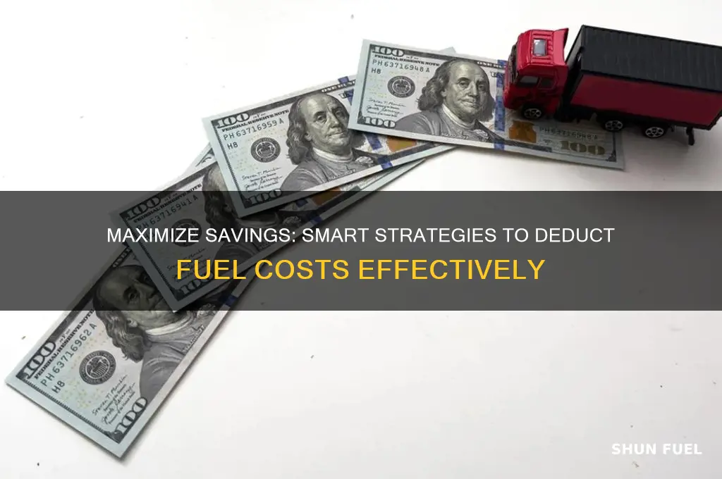 how to deduct fuel costs