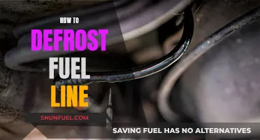 Thawing Fuel Lines: A Step-by-Step Guide to Defrosting