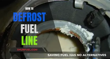 Quickly Defrosting Your Fuel Line: A Step-by-Step Guide