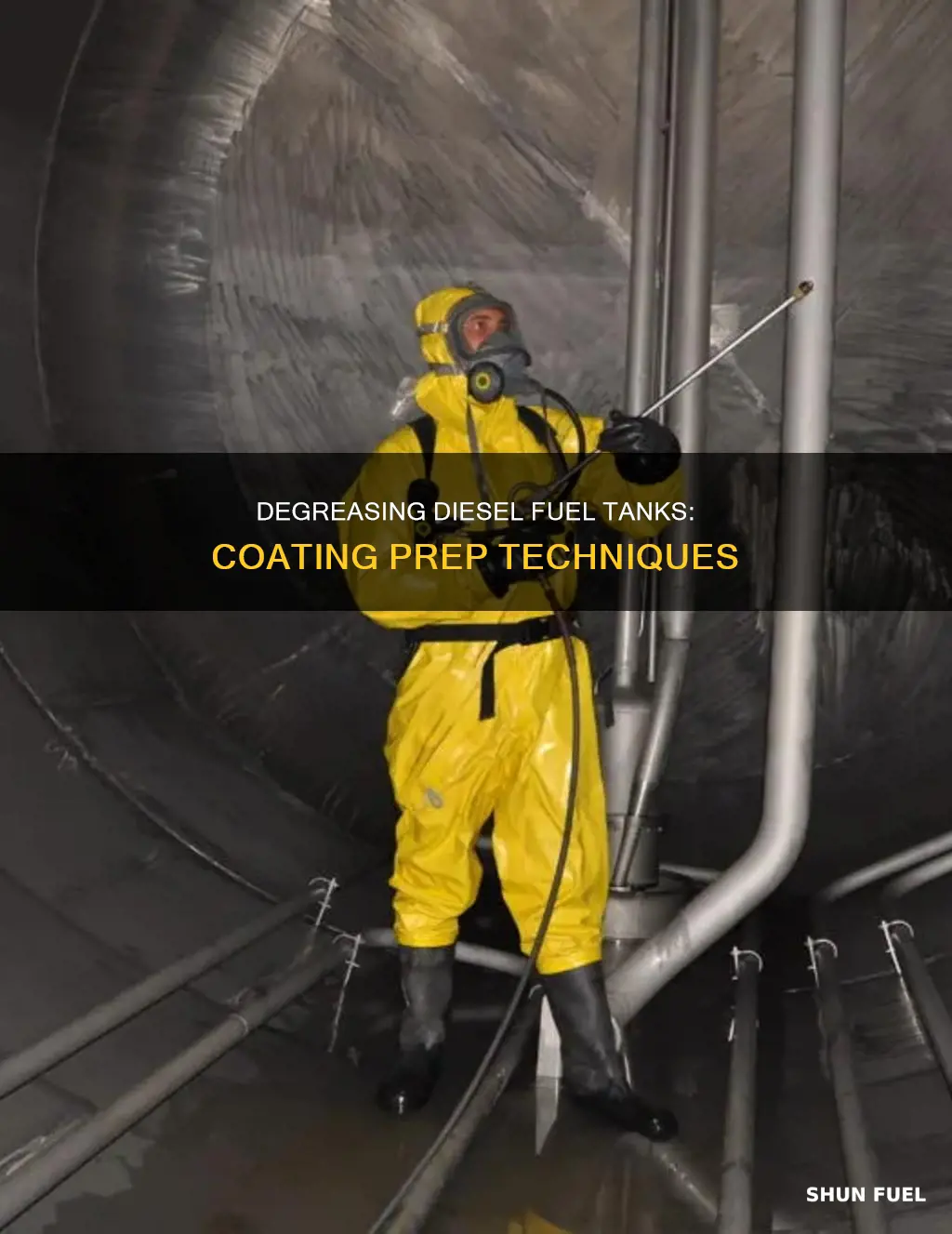 how to degrease diesel fuel tank coating internal