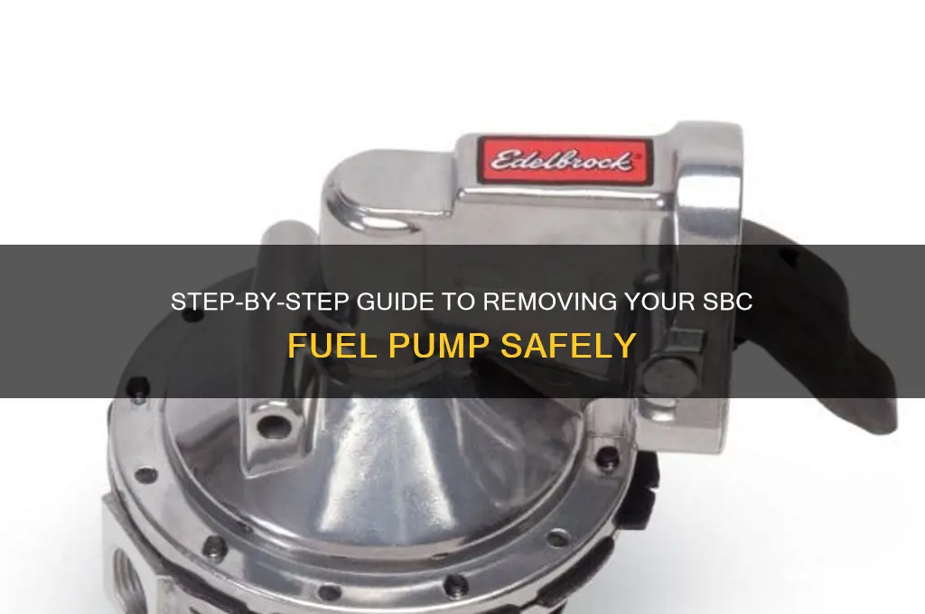 how to delete sbc fuel pump
