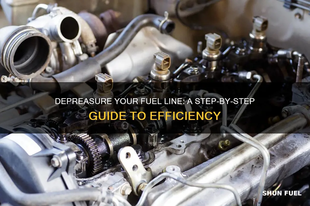 how to depreasurize fuel line