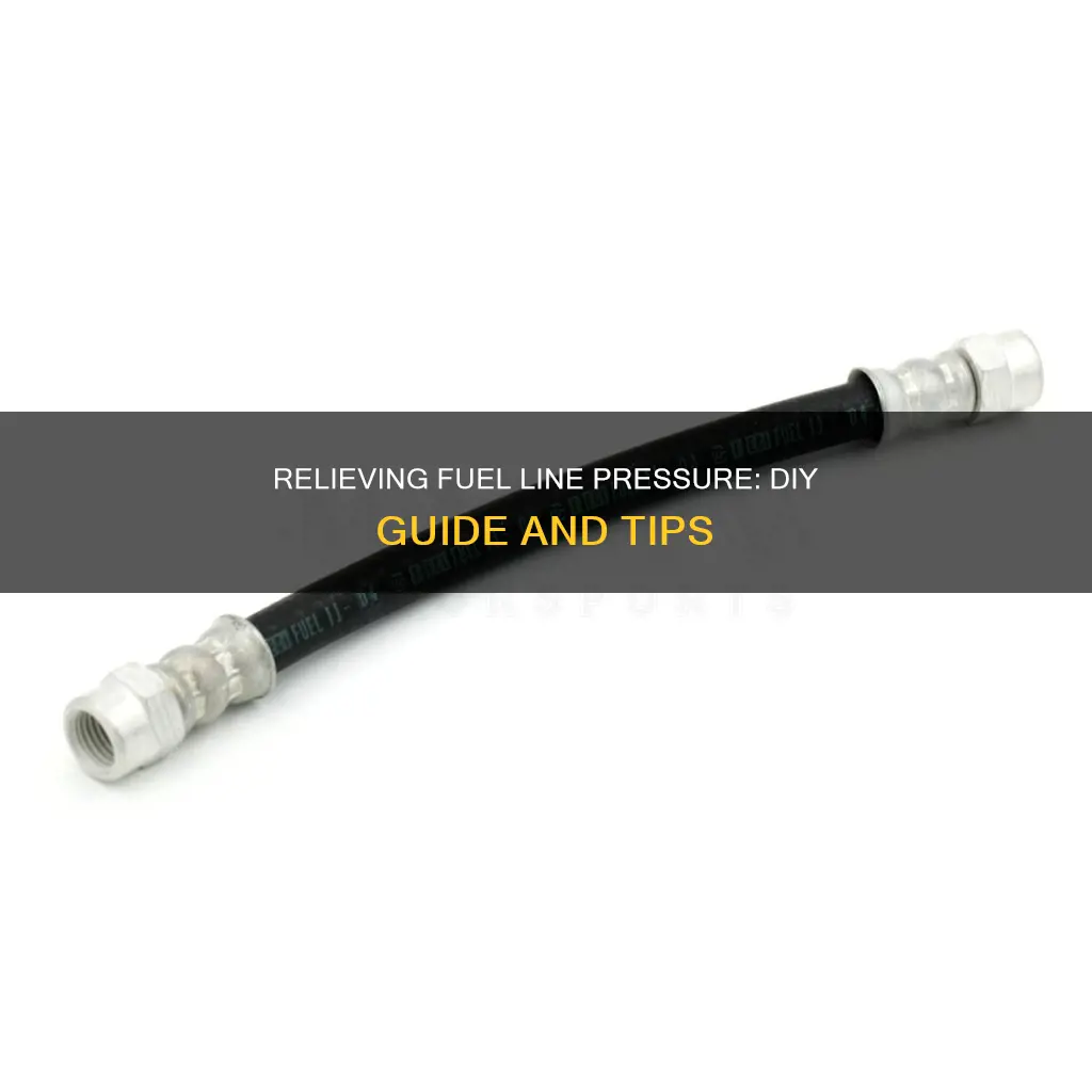 how to depreasurize fuel line