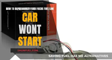 Depressurizing the Ford Focus Fuel Line: A Guide to Starting Your Car