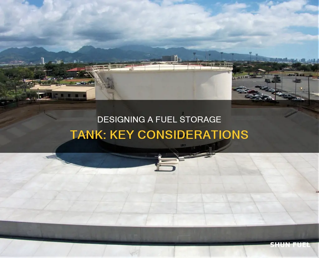 how to design a fuel storage tank
