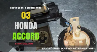 Detecting a Failing Fuel Pump in Your 2003 Honda Accord