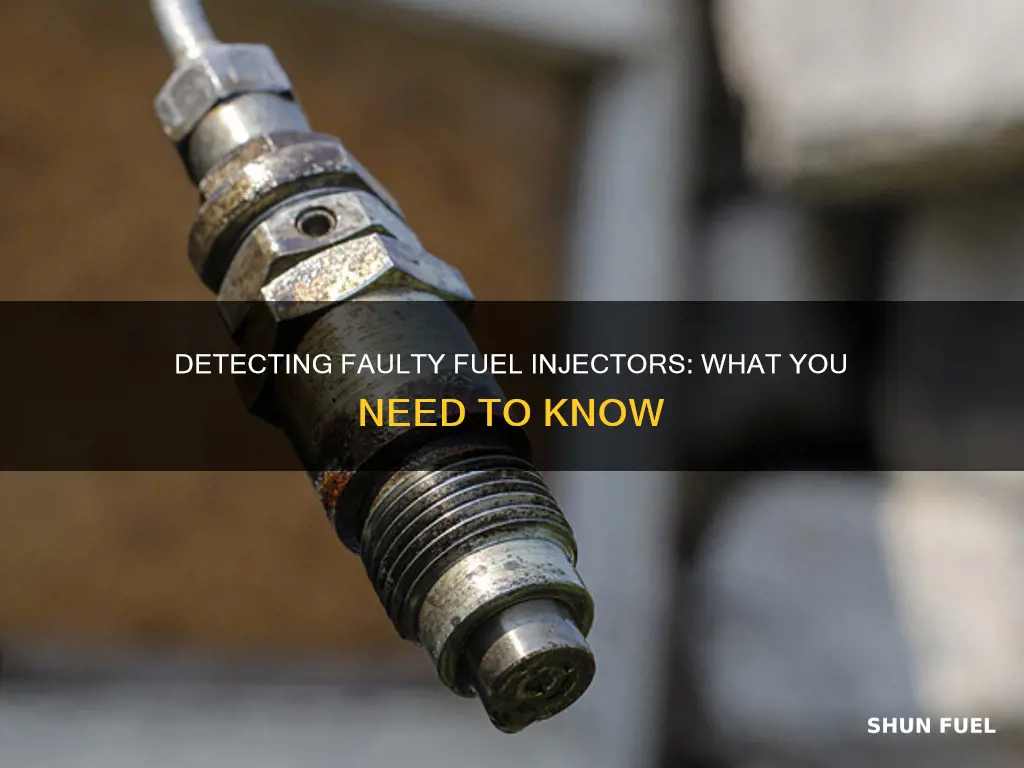 how to detect a faulty fuel injector