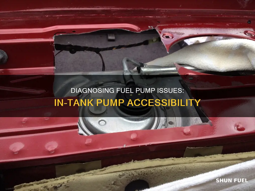 how to determin e if fuel pump is in tank