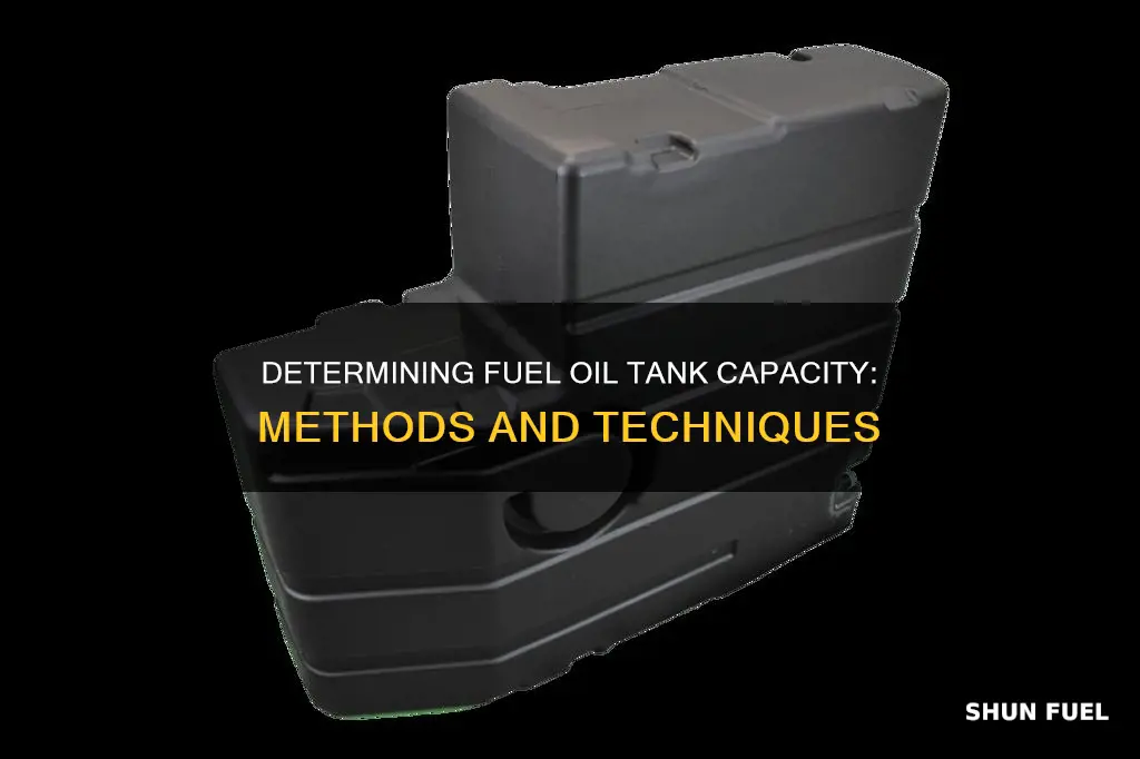 how to determine fuel oil tank capacity