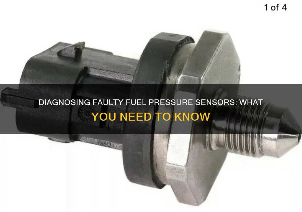 how to diagnose a bad fuel pressure sensor