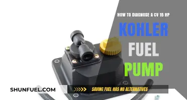 Diagnosing a CV15 HP Kohler Fuel Pump: Step-by-Step Guide