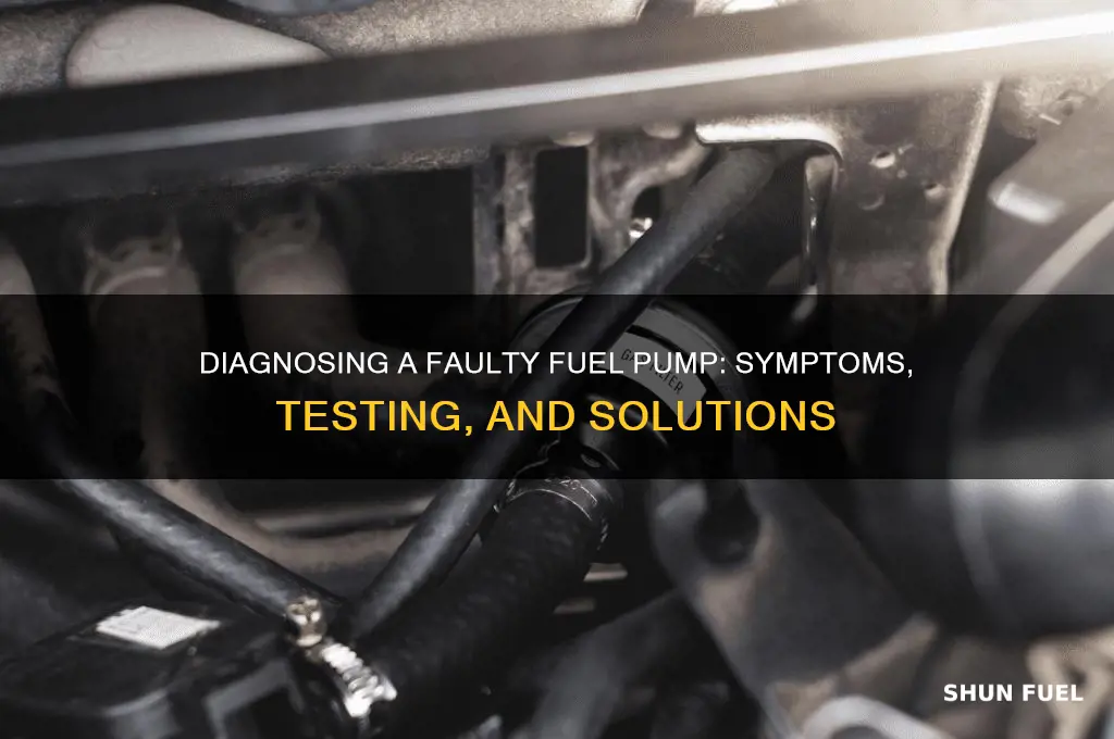 how to diagnose a faulty fuel pump