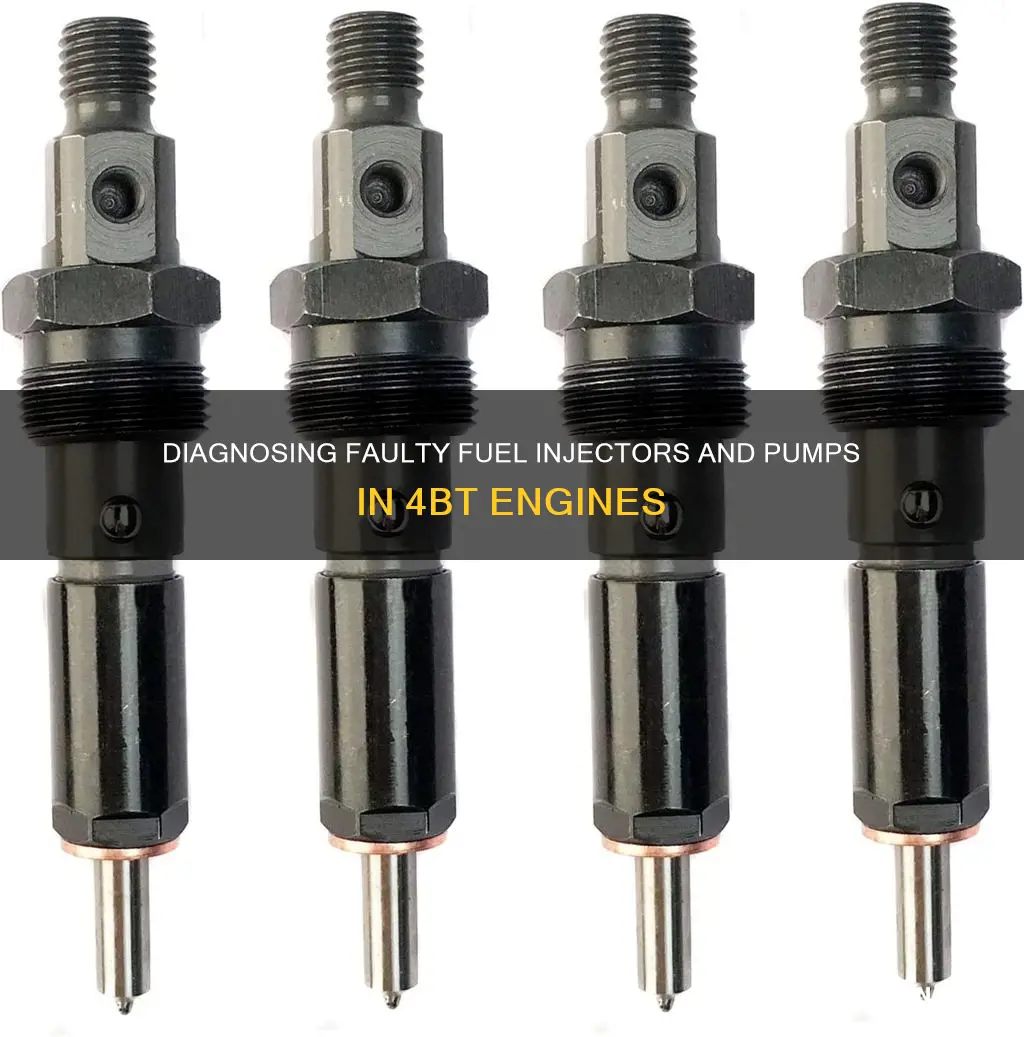 how to diagnose bad fuel pump or injectors on 4bt