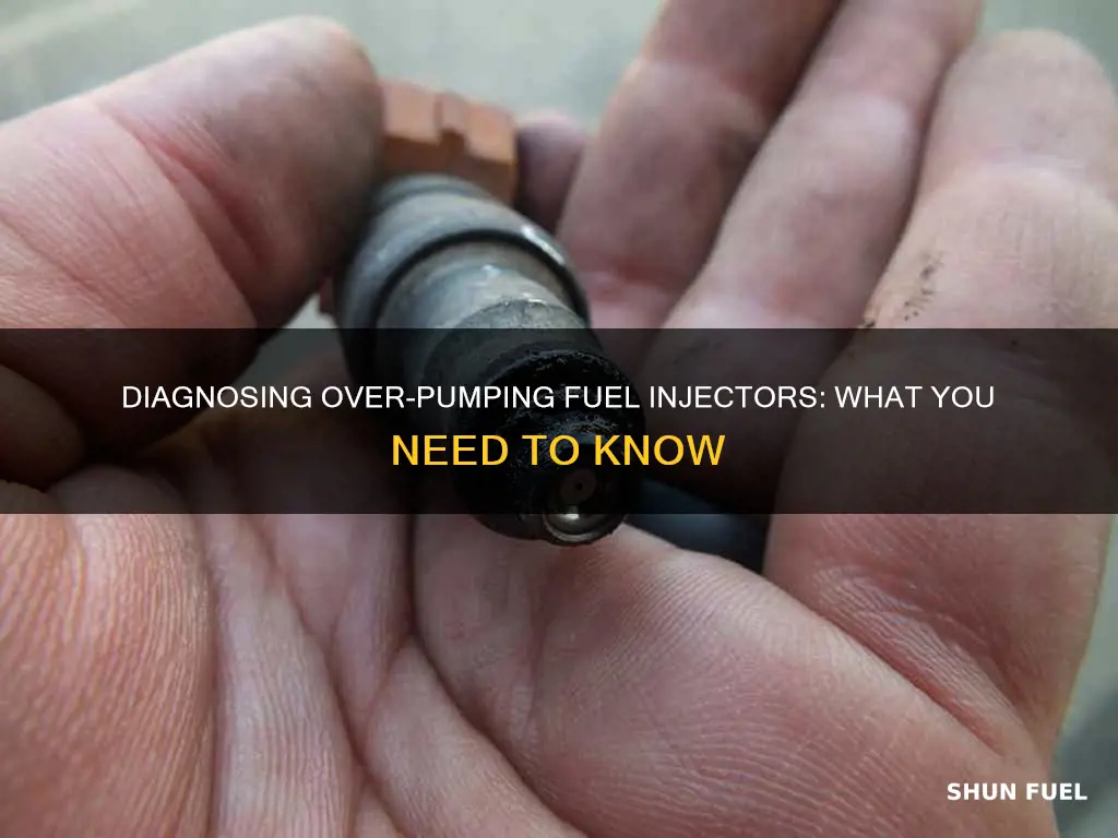 how to diagnose fuel injectors pumping too much fuel
