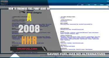 Diagnosing Fuel Pump Problems in Your 2008 HHR: A Step-by-Step Guide