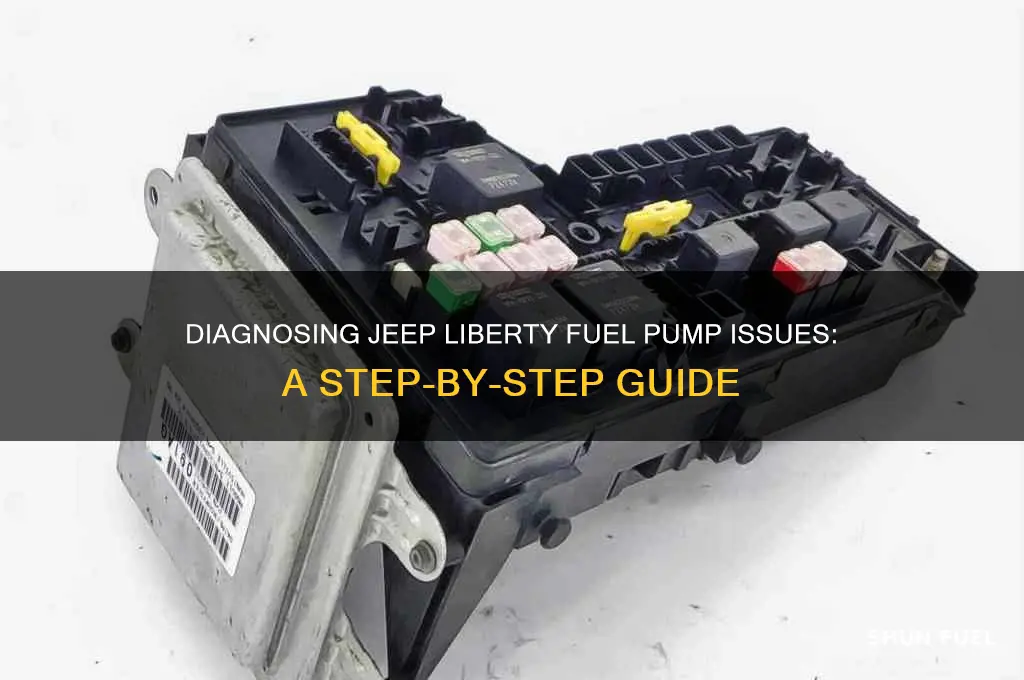 how to diagnose fuel pump on jeep liberty