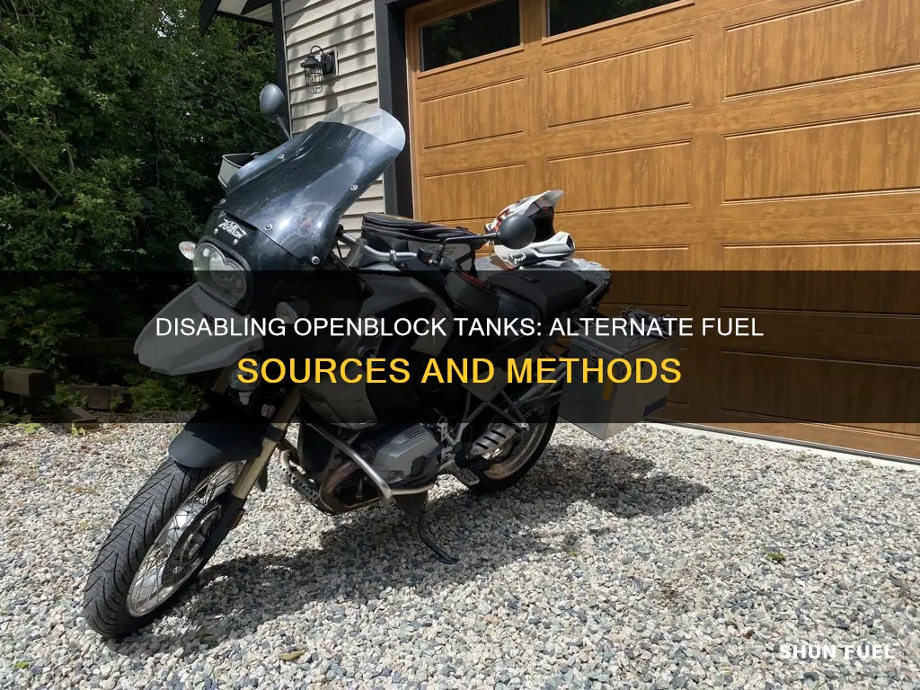 how to disable openblock tanks as a fuel source