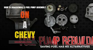 Step-by-Step Guide to Disassembling a Chevy Fuel Pump Assembly