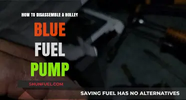 Step-by-Step Guide to Disassembling a Holley Blue Fuel Pump