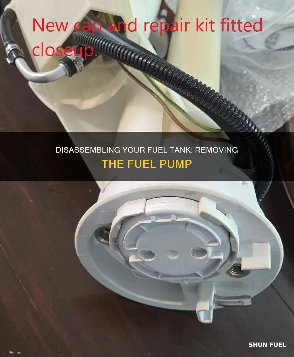 how to disassemble and in the tank fuel pump