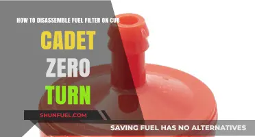 Disassembling Fuel Filter on Cub Cadet Zero Turn: Step-by-Step Guide