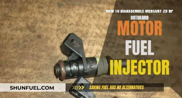 Disassembling a Mercury 25 HP Outboard Motor Fuel Injector