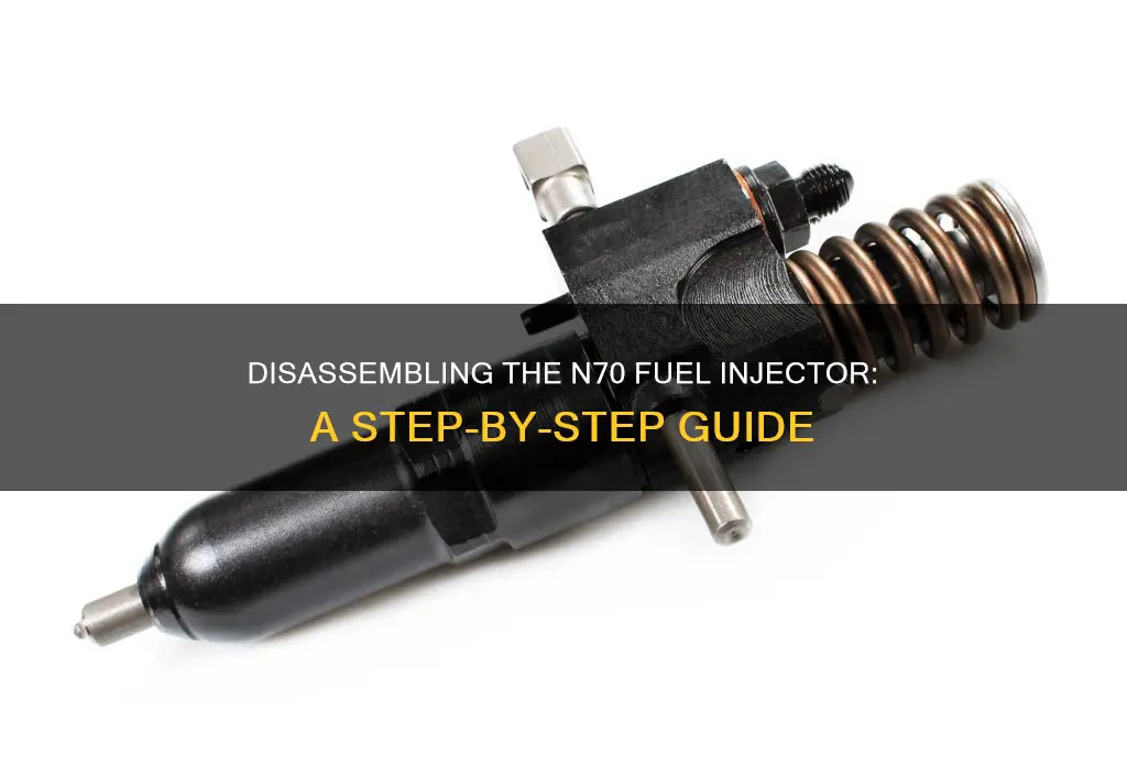 how to disassemble n70 fuel injector