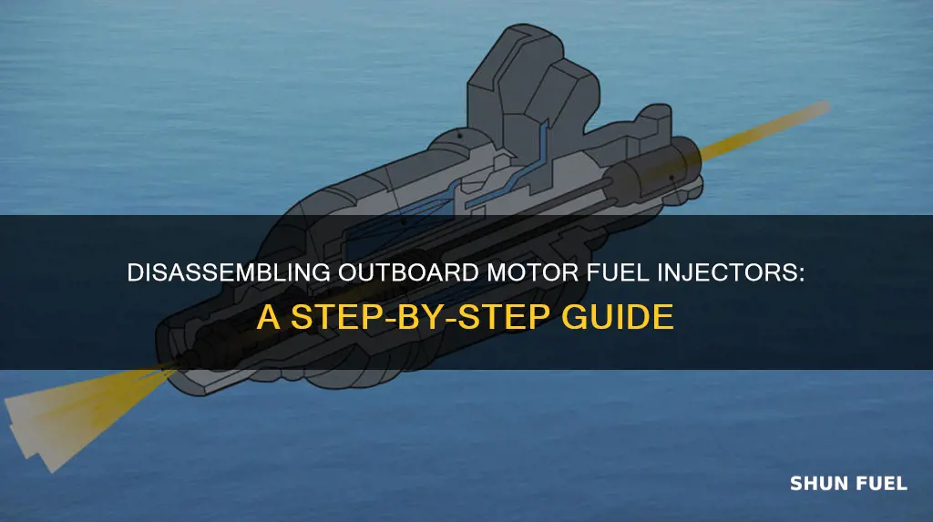 how to disassemble outboard motor fuel injector