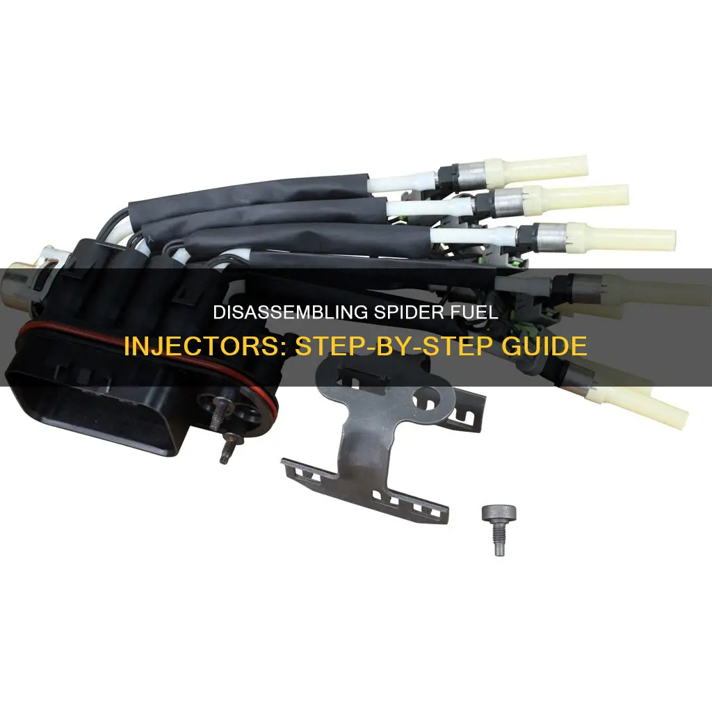 how to disassemble spider fuel injector assembly