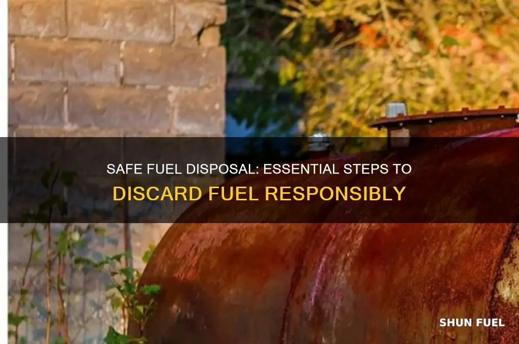 how to discard fuel