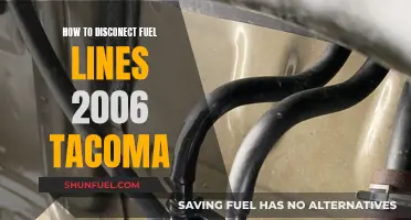 Tackle the Task: Disconnecting Fuel Lines on Your 2006 Tacoma