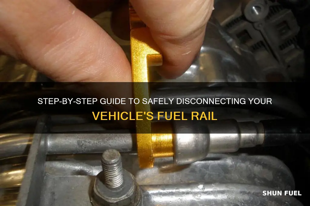how to disconect fuel rail