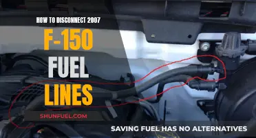 Disconnecting Fuel Lines: 2007 F-150 Guide