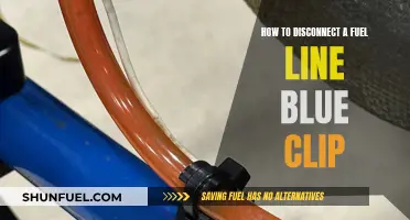 Disconnecting Fuel Lines: Blue Clip Removal Techniques