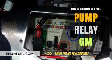 GM Fuel Pump Relay Disconnection Guide: Step-by-Step Instructions