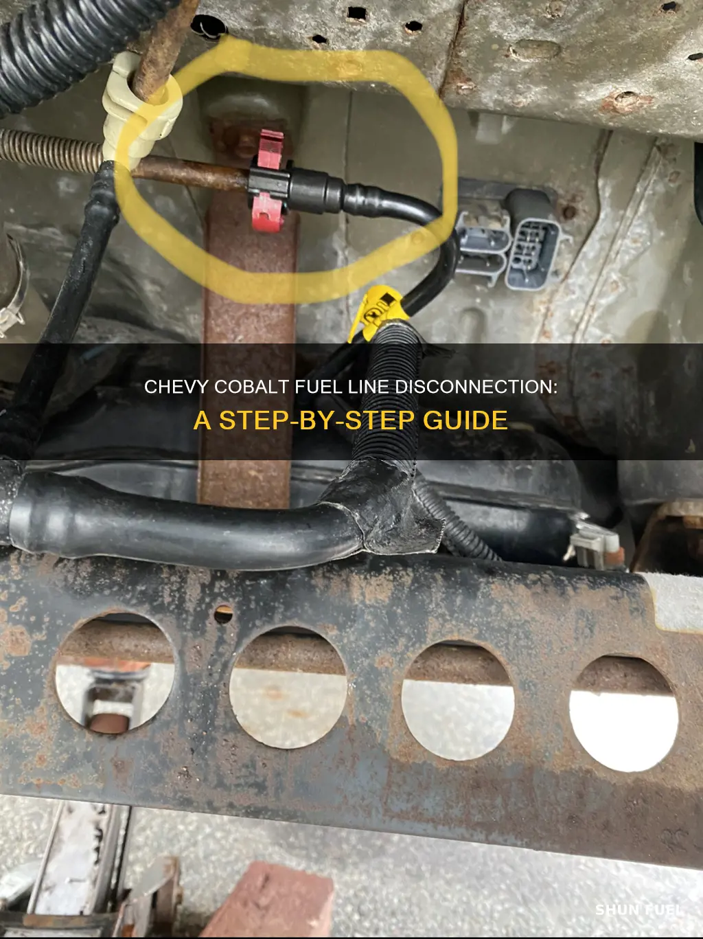 how to disconnect chevy cobalt fuel line